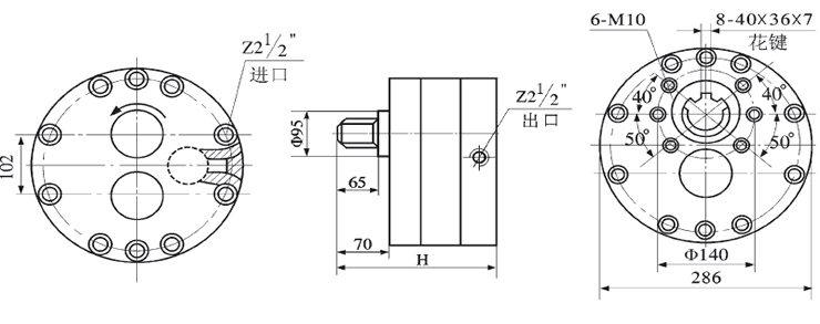 DCB-B系列低噪音大流量液压齿轮泵